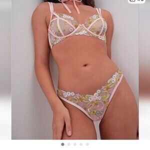 new FOR LOVE AND LEMONS SWIRLY thong xs